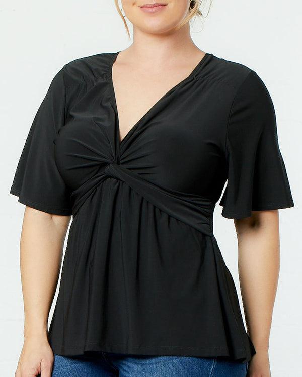 Kiyonna Abby Twist Front Top
