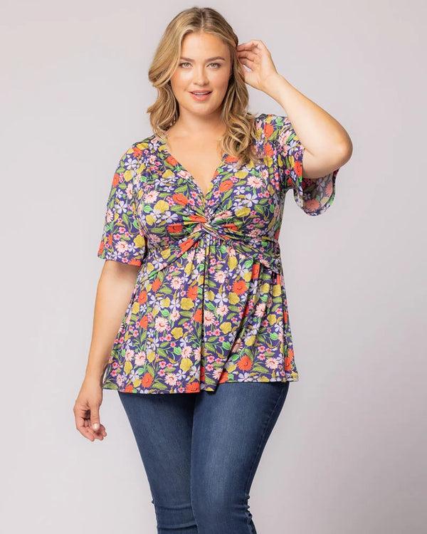 kiyonna Abby Twist Top - Sale