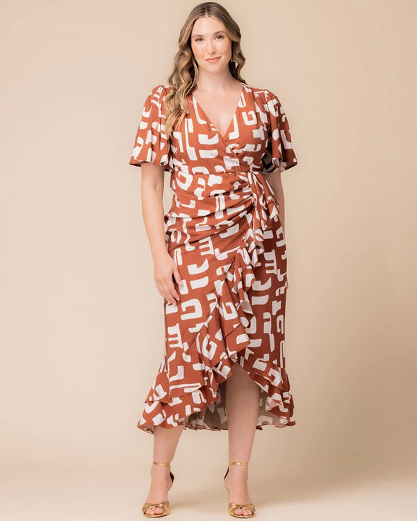 Kiyonna Alexandra Faux Wrap Dress