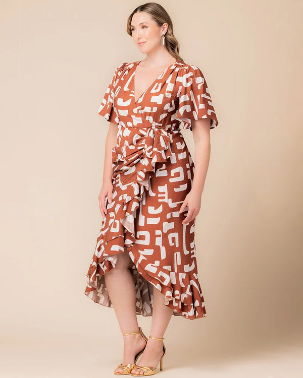 Kiyonna Alexandra Faux Wrap Dress