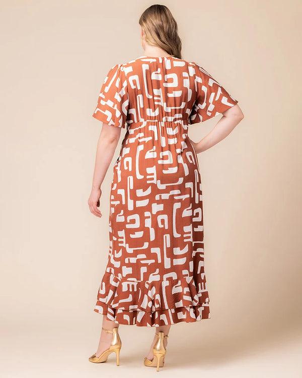 Kiyonna Alexandra Faux Wrap Dress