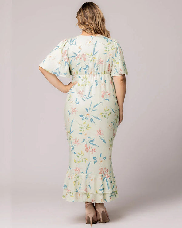 Kiyonna Alexandra Faux Wrap Dress - Sale