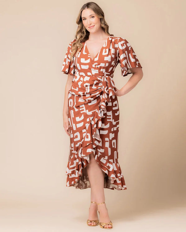 kiyonna Alexandra Faux Wrap Dress