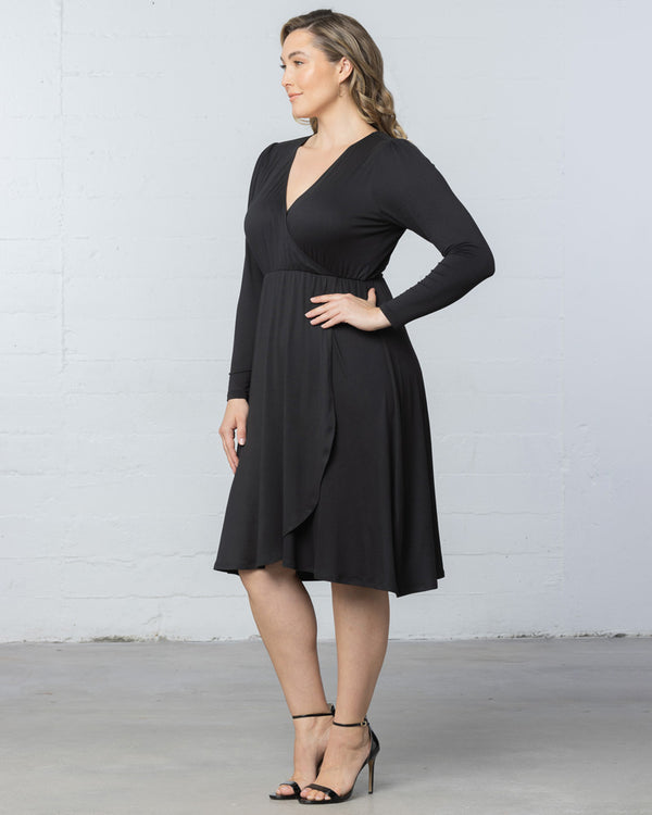 Kiyonna Aster Faux Wrap Dress - Sale