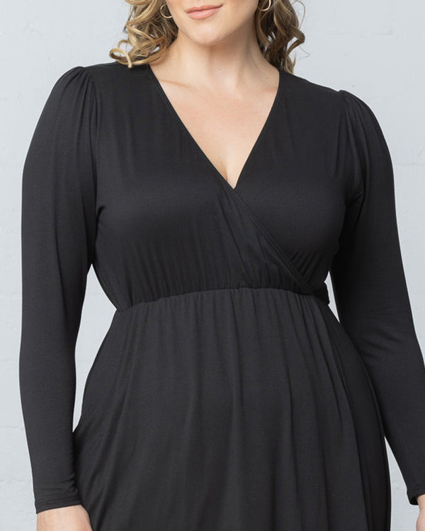 Kiyonna Aster Faux Wrap Dress - Sale