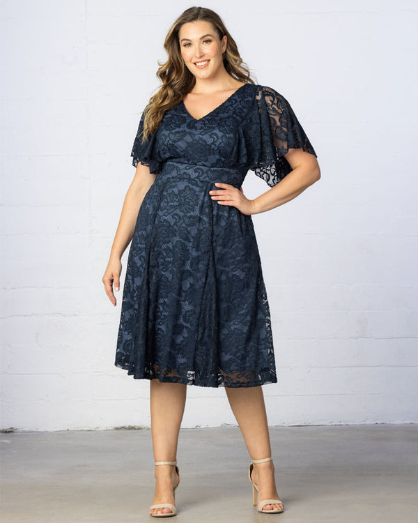 Kiyonna Camille Lace Cocktail Dress