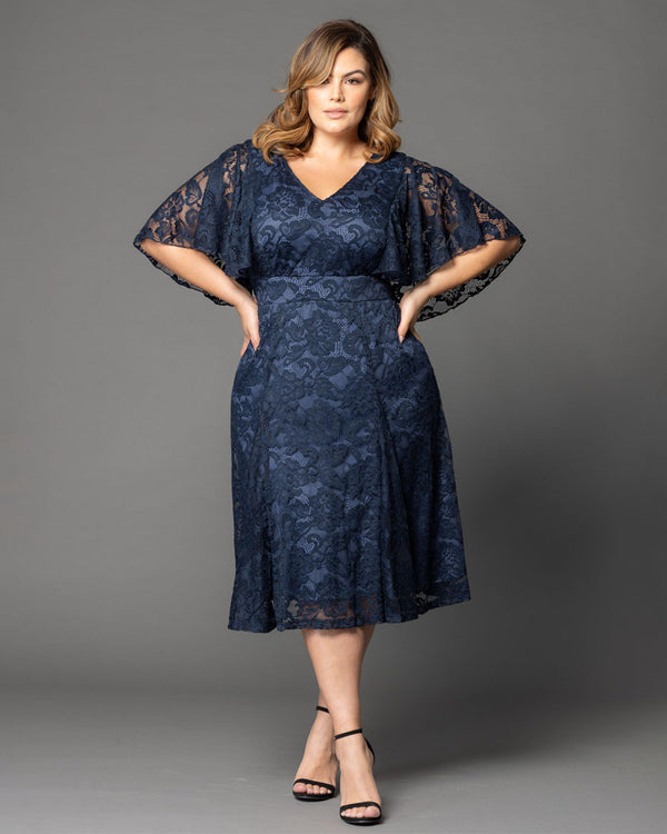 kiyonna Camille Lace Cocktail Dress