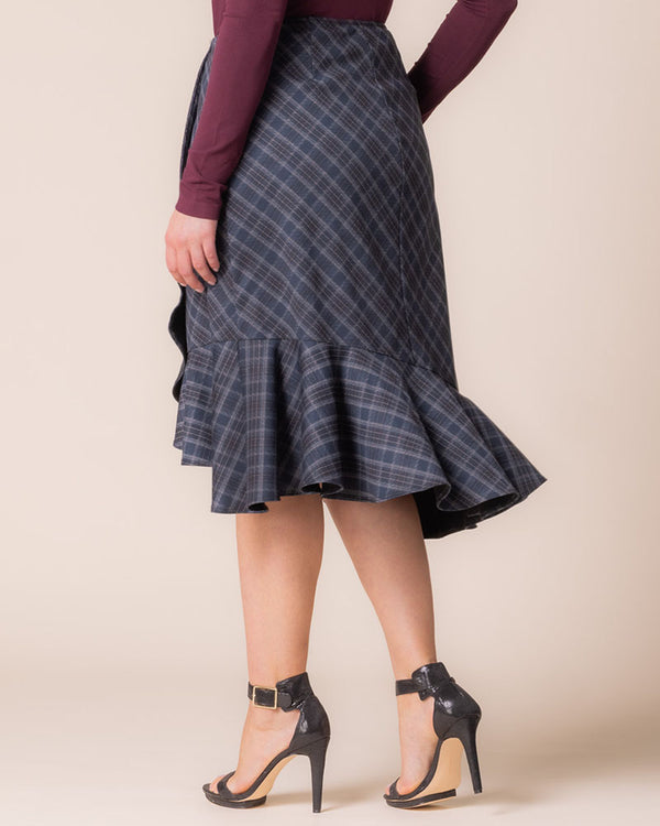 Kiyonna Carina Flounce Skirt - Sale