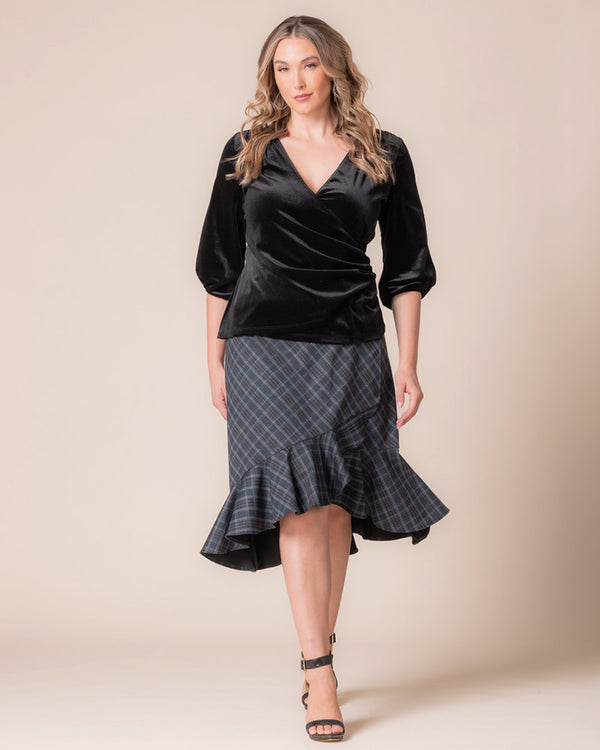 kiyonna Carina Flounce Skirt - Sale