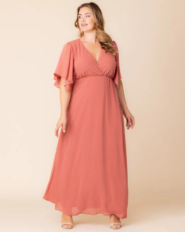 Kiyonna Carmella Chiffon Evening Gown - Sale