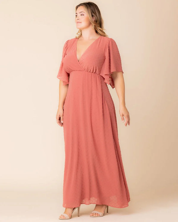 Kiyonna Carmella Chiffon Evening Gown - Sale