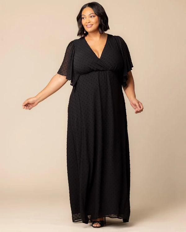 kiyonna Carmella Chiffon Evening Gown