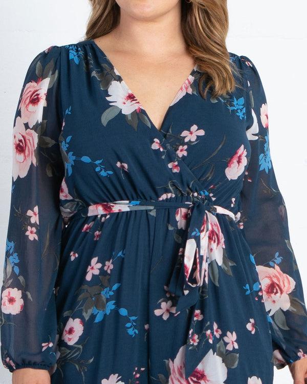 Kiyonna Celina Chiffon Jumpsuit - Final Sale