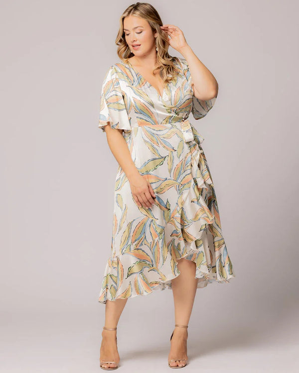 Kiyonna Chloe Wrap Dress - Sale