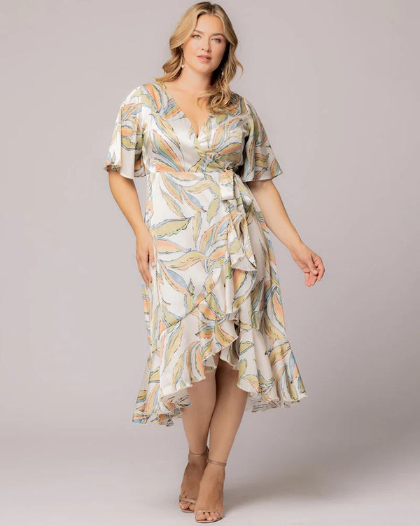 kiyonna Chloe Wrap Dress - Sale