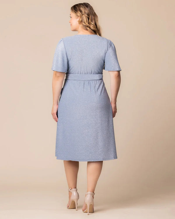 Kiyonna Crystal Cove Cocktail Midi Dress - Sale