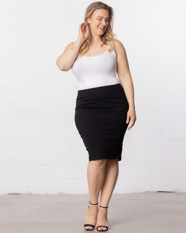 Kiyonna Curvy Pencil Skirt - Sale