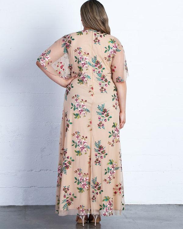 Kiyonna Embroidered Elegance Evening Gown - Sale