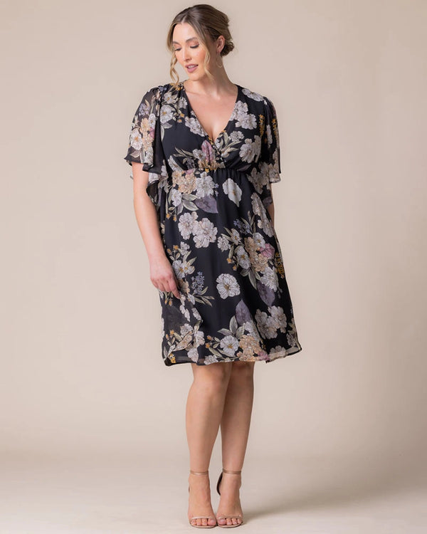 Kiyonna Florence Flutter Sleeve Dress