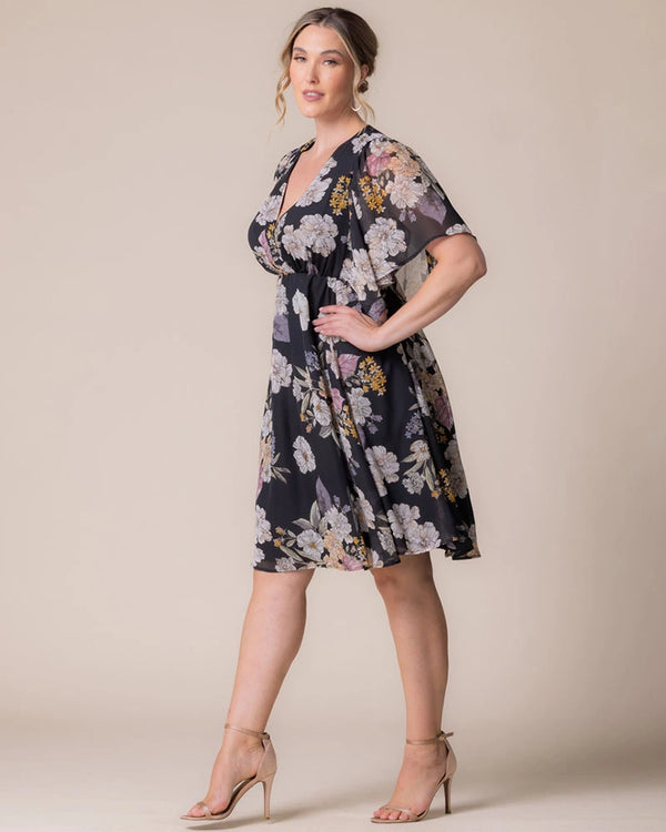 Kiyonna Florence Flutter Sleeve Dress