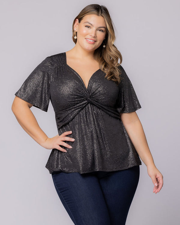 kiyonna Galaxy Glitter Top - Sale
