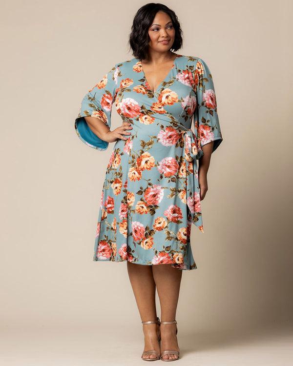 kiyonna Gemini Wrap Dress - Sale