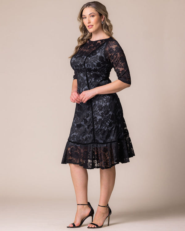 Kiyonna Hampton Lace Cocktail Dress