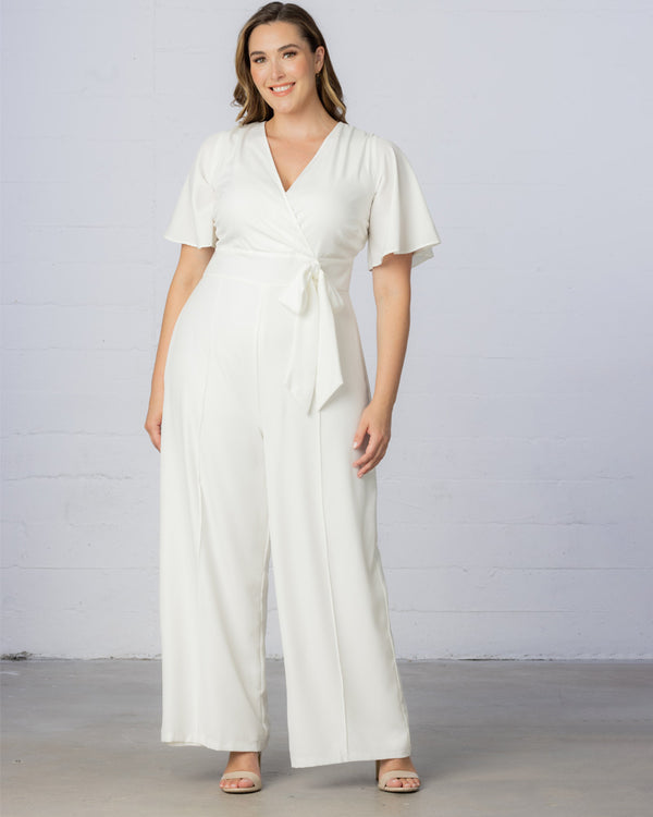 kiyonna Karina Crepe Jumpsuit - Sale