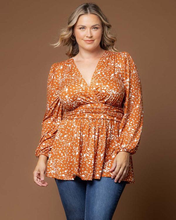 kiyonna Leah Long Sleeve Tunic Top - Sale