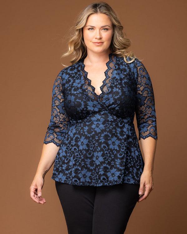 kiyonna Limited Edition Luxe Lace Top