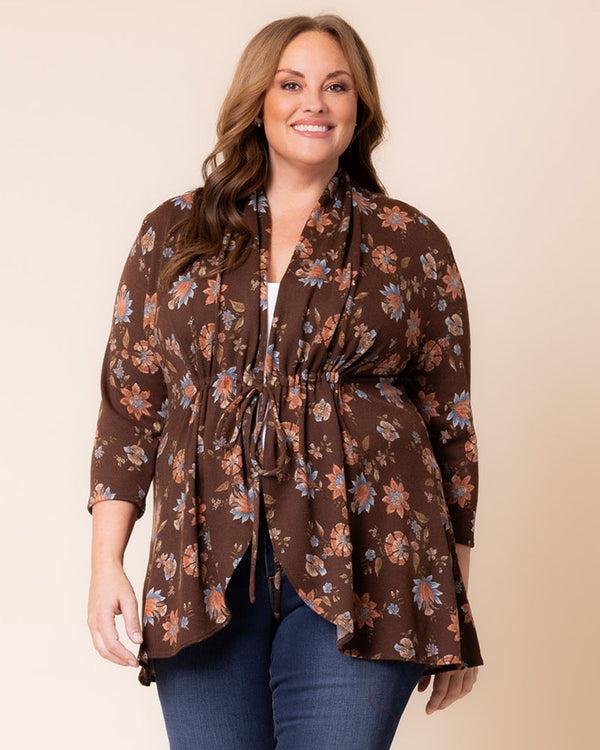 Kiyonna Lori Drawstring Cardigan