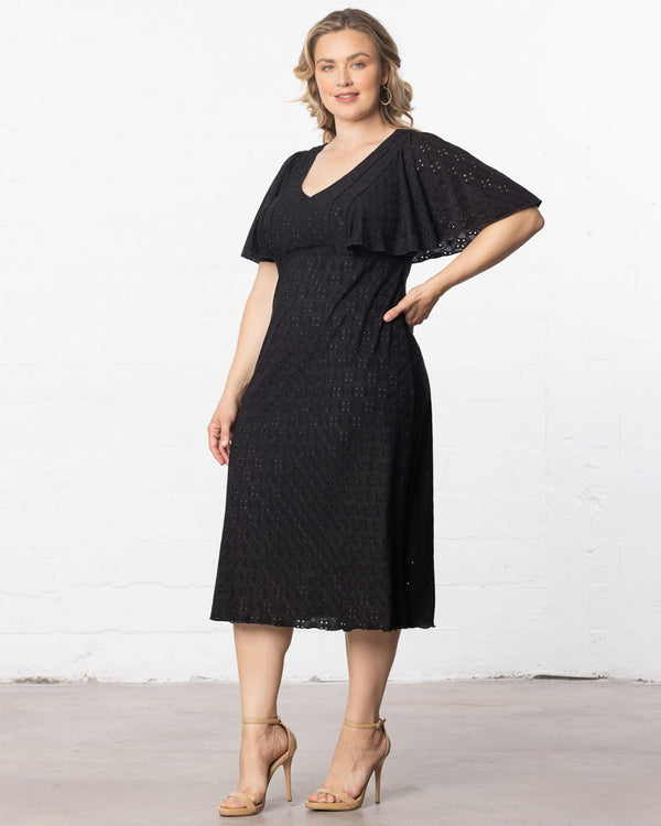 Kiyonna Lucy Eyelet Dress - Sale