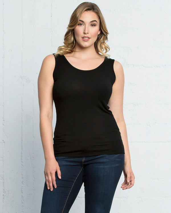kiyonna Luxe Cotton Modal Tank Top