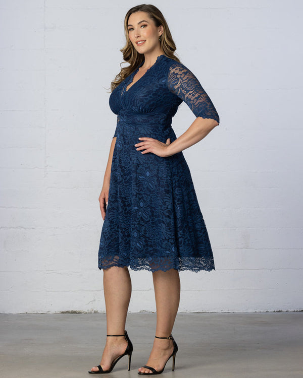 Kiyonna Mademoiselle Lace Cocktail Dress