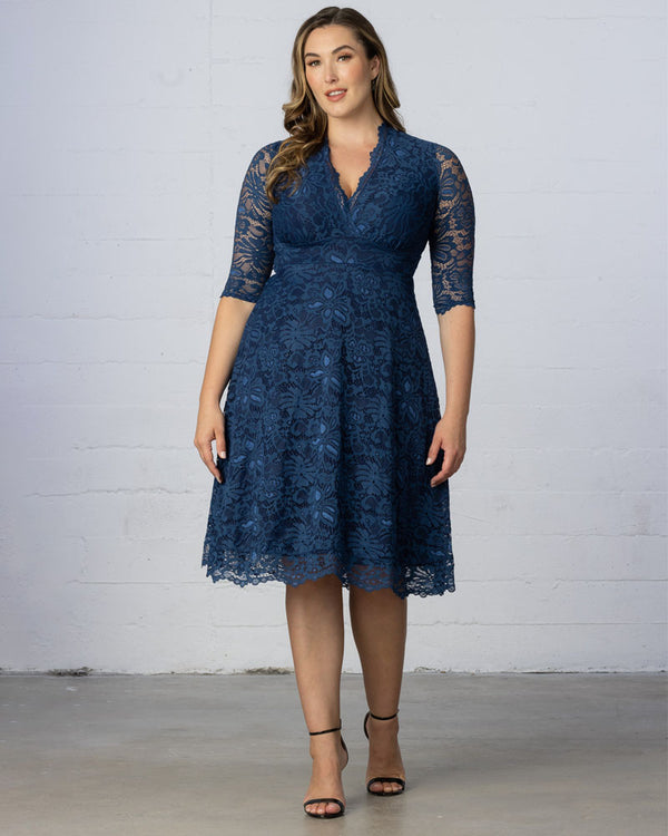 Kiyonna Mademoiselle Lace Cocktail Dress