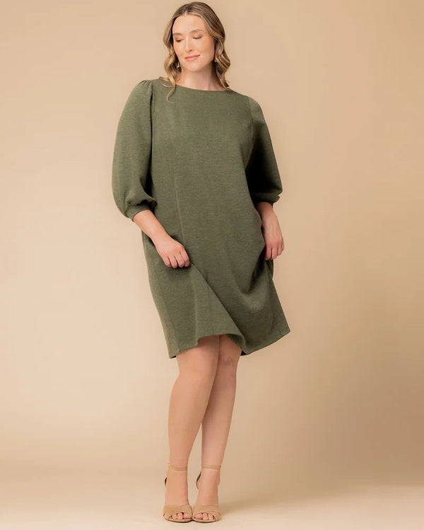 kiyonna Madison Sweater Knit Shift Dress