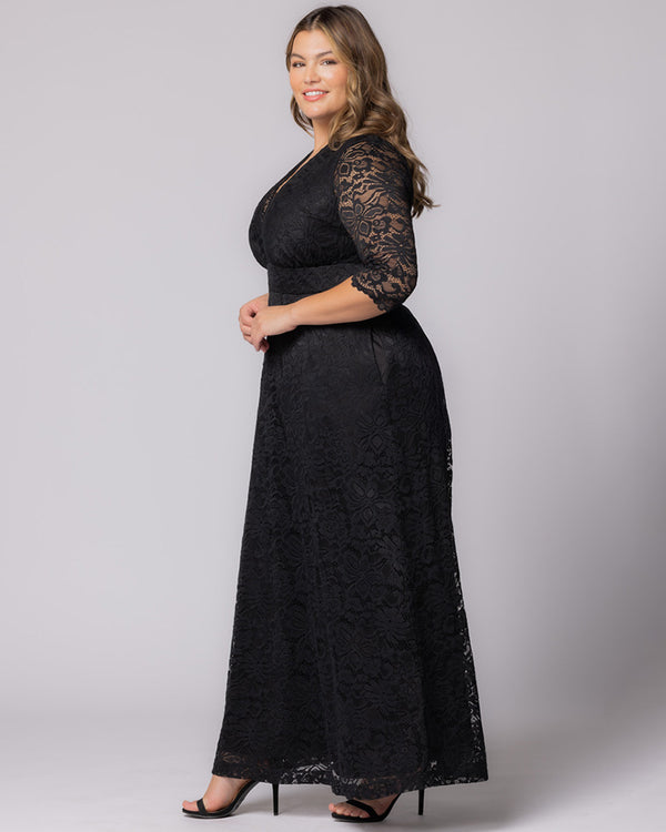 Kiyonna Maria Lace Evening Gown