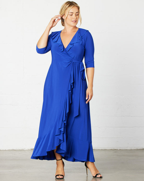 Kiyonna Maritime Maxi Dress - Sale