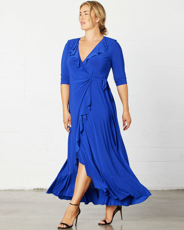 Kiyonna Maritime Maxi Dress - Sale