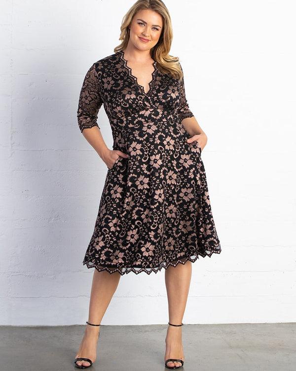 Kiyonna Mon Cherie Lace Dress