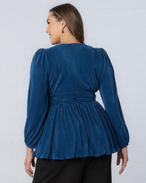 Kiyonna Pleated Perfection Tunic Top - Final Sale