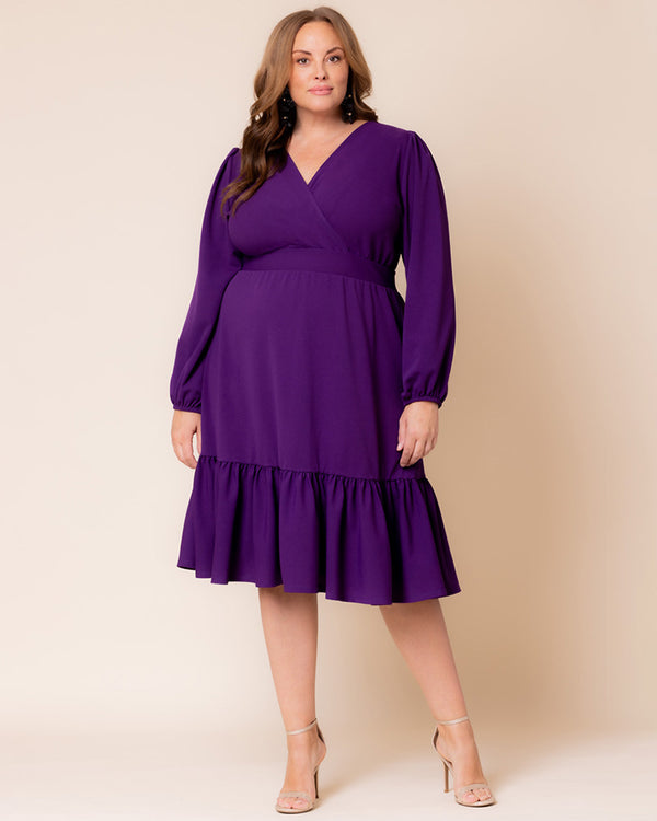 Kiyonna Portia Long Sleeve Dress - Sale
