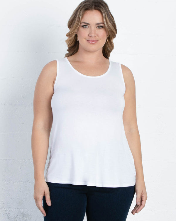kiyonna Relaxed Scoopneck Tank - Final Sale