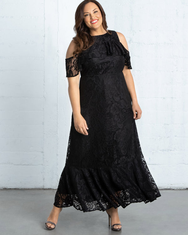kiyonna Riviera Lace Evening Gown - Sale