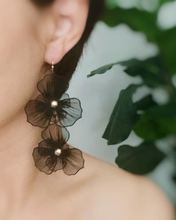 kiyonna Royal Garden Double Bloom Earrings