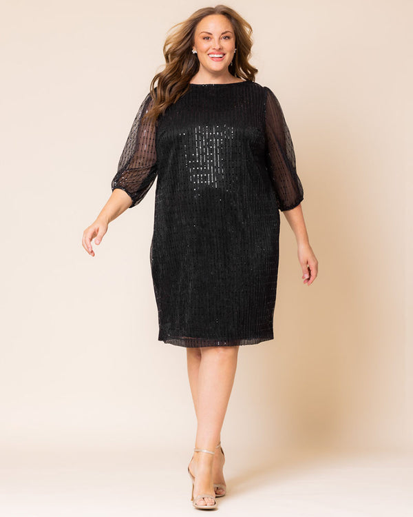 Kiyonna Sequin Splendor Shift Dress - Sale