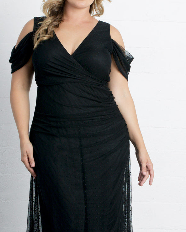 Kiyonna Seraphina Mesh Gown
