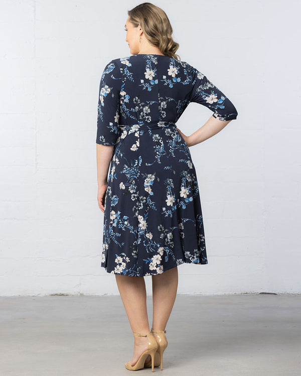 Kiyonna Signature Print Wrap Dress