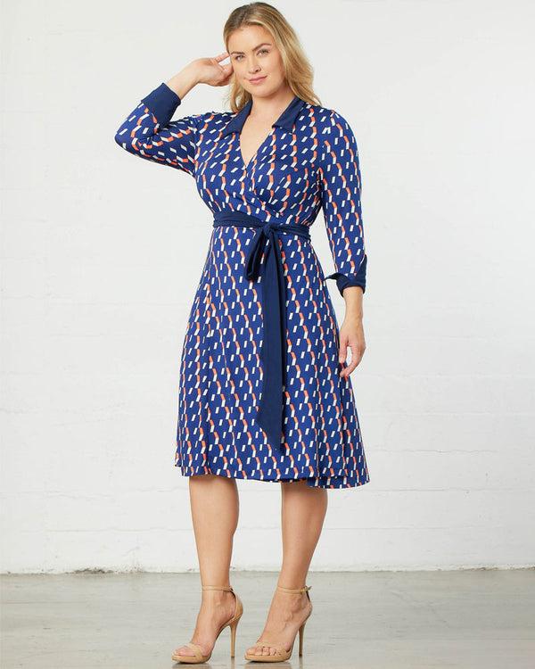 kiyonna Sophisticate Wrap Dress - Final Sale