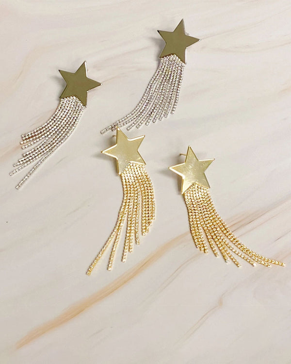 kiyonna Star Shine Cascade Earrings